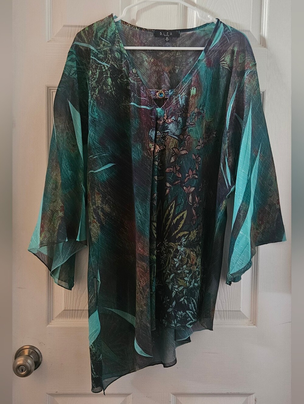 B.L.E.U. Semi Sheer Tunic